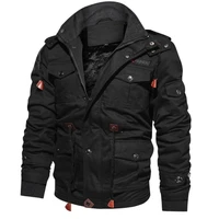 mens winter new jacket jacket fleece warm hooded jacket thick fashion cool military jacket warm coat m 4xl