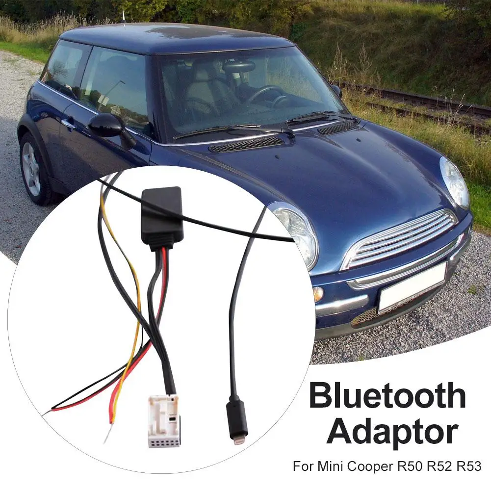 Высокое качество Новый ABS пластик Bluetooth аудио кабель для Mini Cooper R50 R52 R53 Прямая