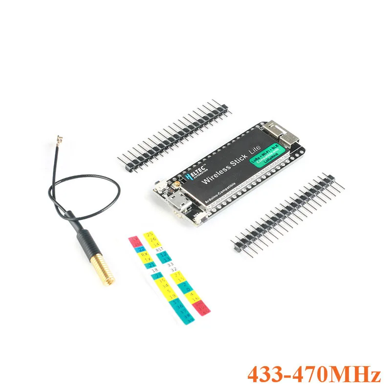 Макетная плата LoRa ESP32 SX1276 макетная LoRAWAN Wi-Fi BLE 433-470 МГц 868-915 для Arduino с антенной -