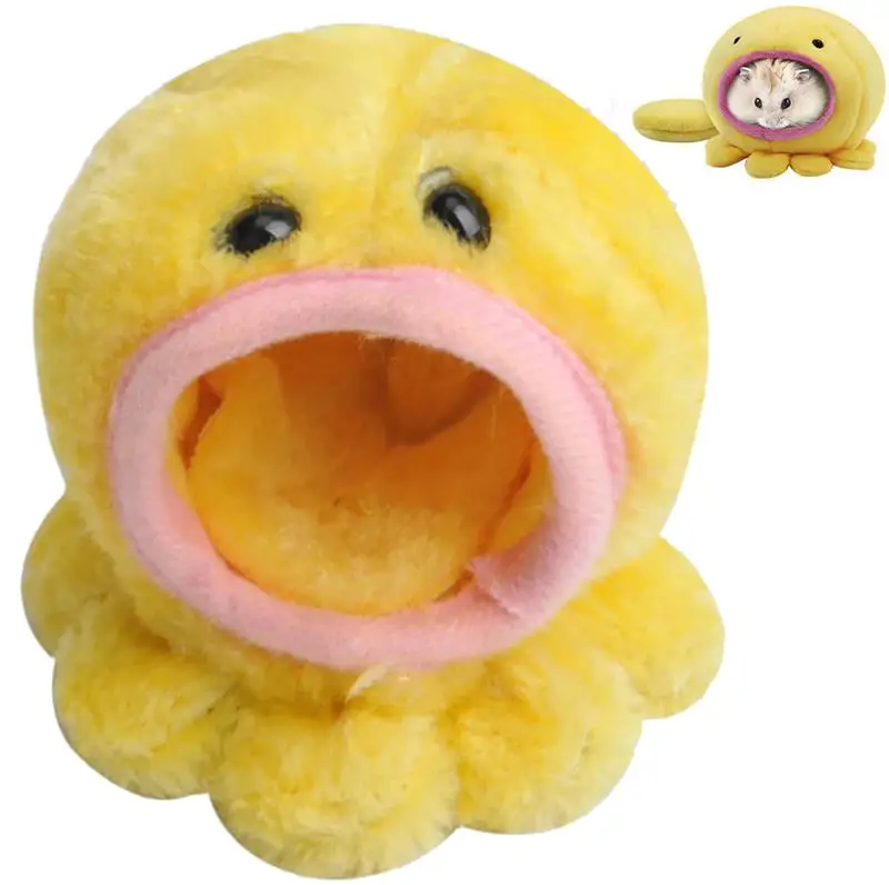 

1Pcs Small Animal Hamster Bed Creative Lovely Pet Hamster Hedgehog Rabbits Dutch Rats Cave Nest Soft Plush Squirrel Bed Supplies