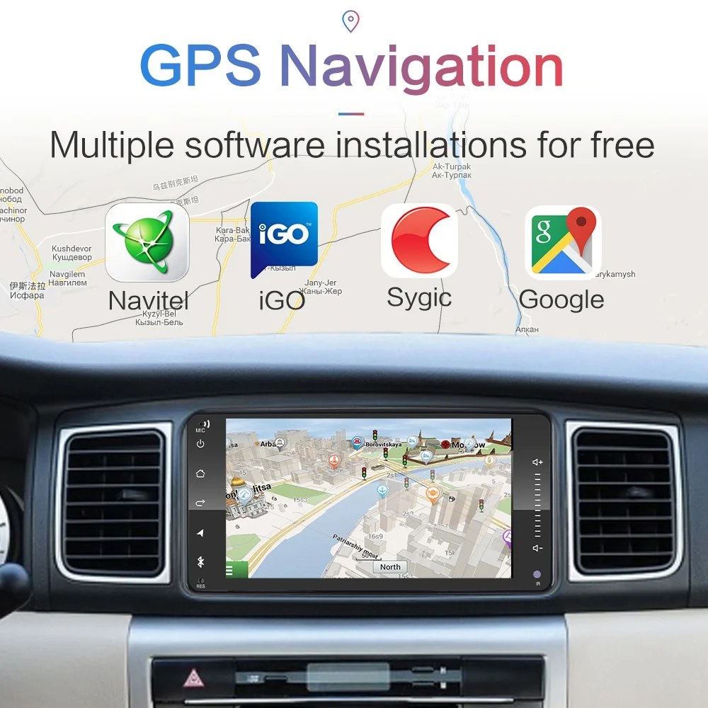 2din Android 8,1 универсальный автомобильный DVD для Toyota Corolla Camry Crown RAV4 автомобильный Радио gps навигация Bluetooth WiFi мультимедийный проигрыватель