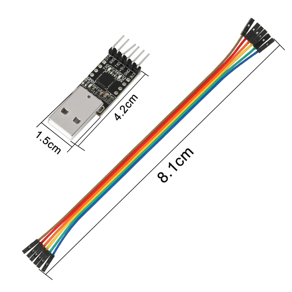 1 шт. серийный преобразователь с USB 2 0 на TTL UART|Интегральные схемы| |