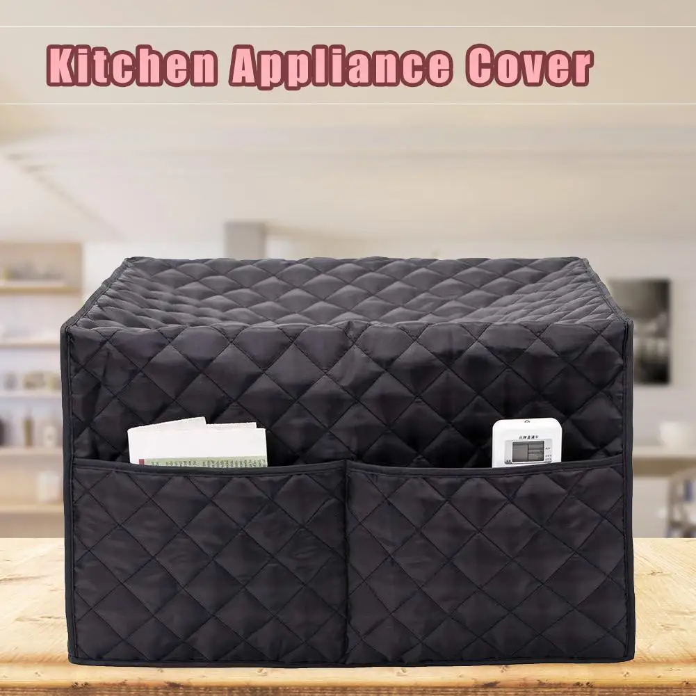 

Microwave Cover Microwave Oven Hood Oil Dust Cover With Storage Bag Protective Cover Kitchen Appliance Home Decoration