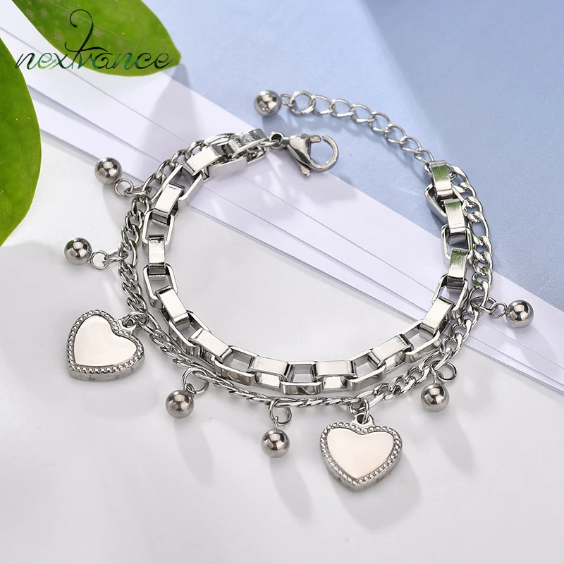 Персонализированные браслеты Nextvance с буквенным символом в форме сердца