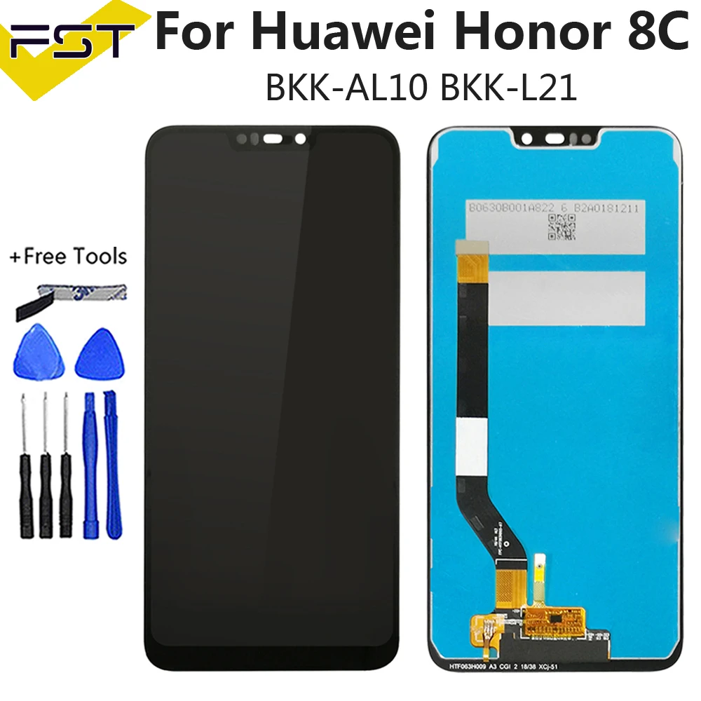 ЖК-дисплей 6 26 дюйма для Huawei Honor 8C с дигитайзером сенсорного экрана в сборе Paly
