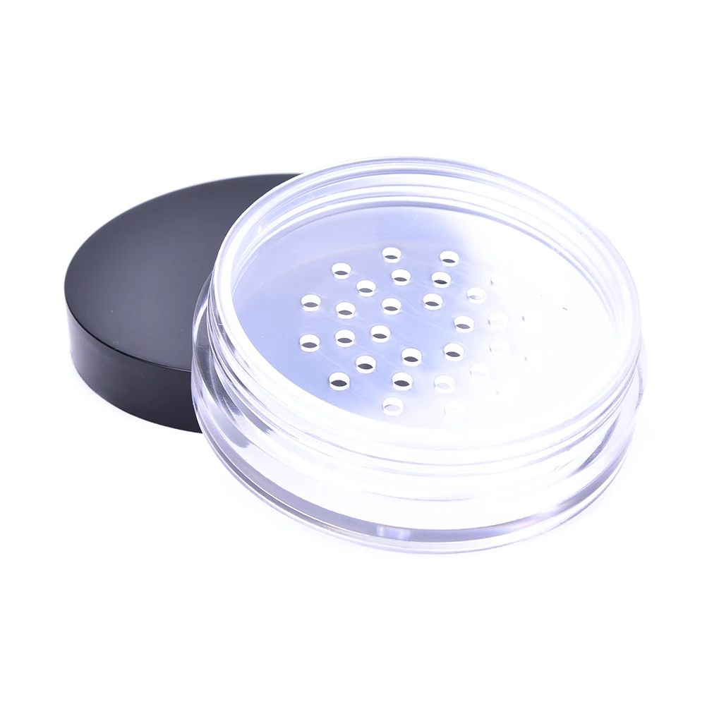

10ml Empty Refillable Cosmetic Jar Pot Loose Face Powder Sifter Case Powder Box Empty Cosmetic Container Travel New