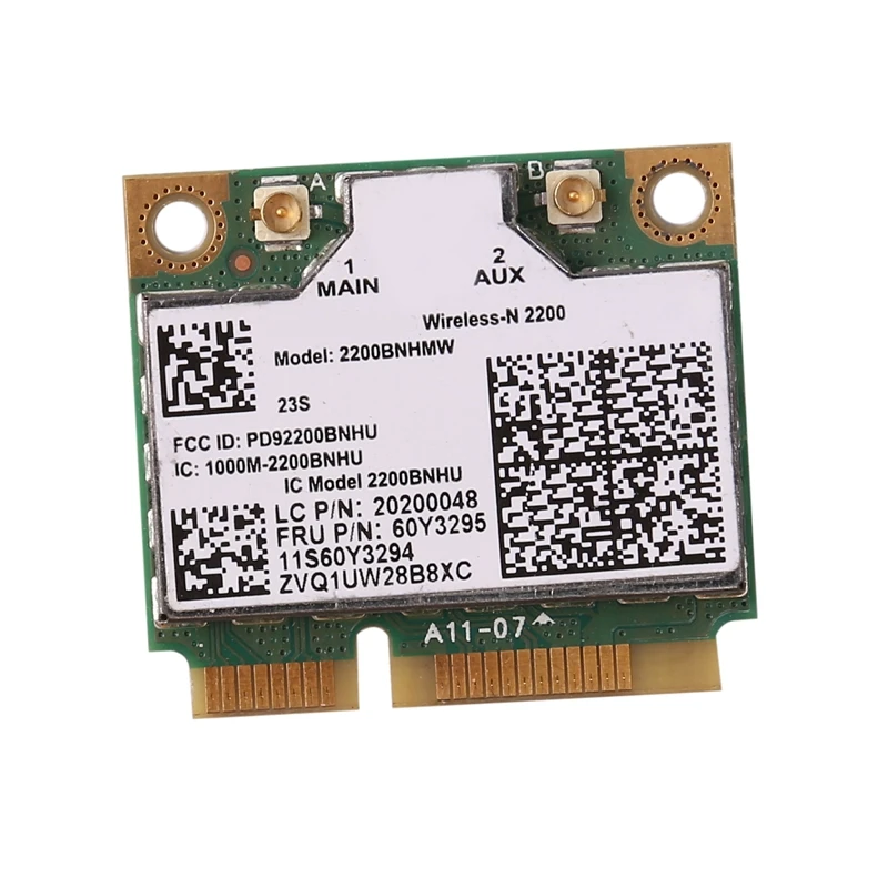

2200BNHMW Wifi карта 300 Мбит/с WIFI модуль 802.11b/G/N беспроводная сетевая карта для Lenovo