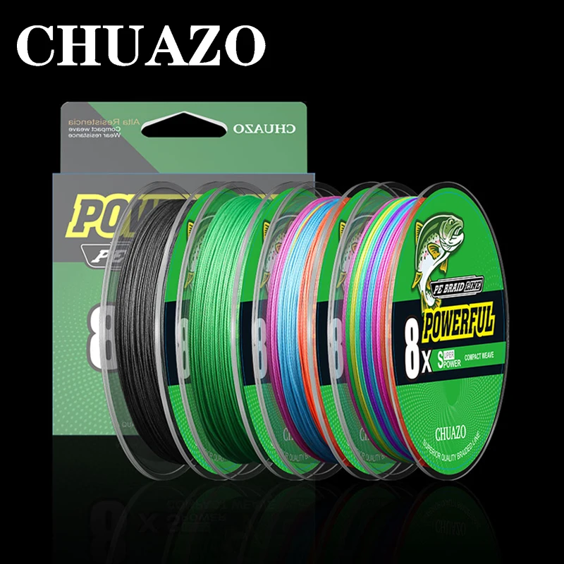 Плетеная леска CHUAZO 8 японская длиной 100 м/150 м диаметром 0 148 мм 52 размер: 17 фунтов