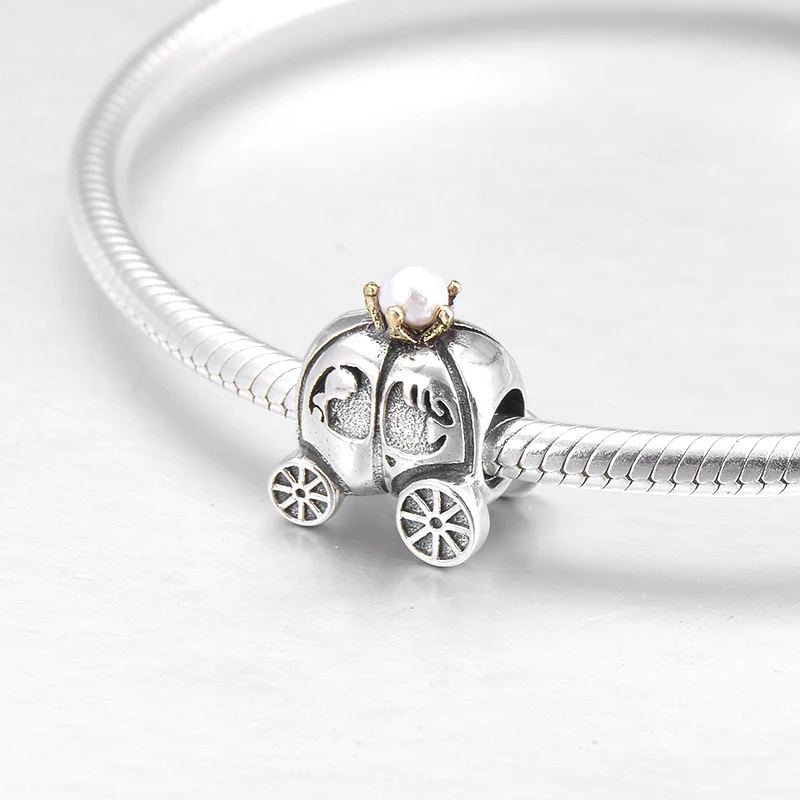 Сказочная Тыква для автомобиля искусственная Серебряная ракушка жемчужная