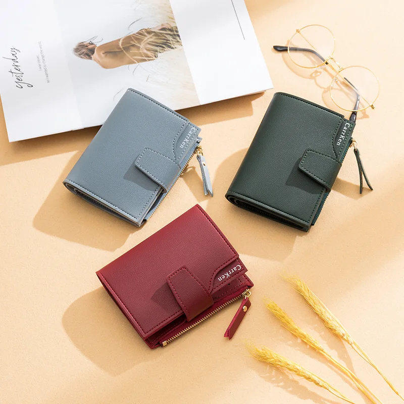 Роскошный короткий женский кошелек 2020 новый модный для женщин держатель карт