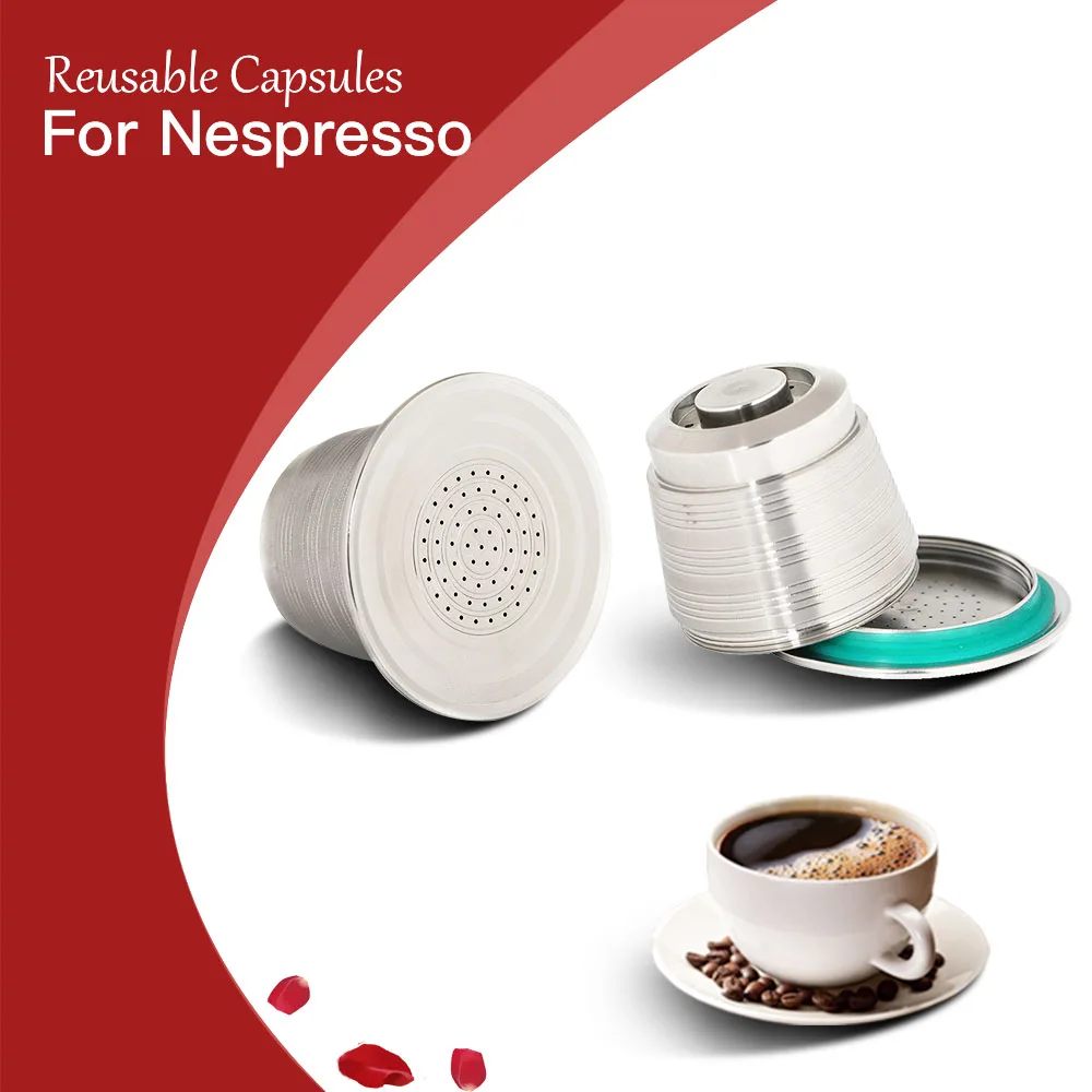 Набор многоразовых бактерий для эспрессо из нержавеющей стали|Фильтры кофе| |