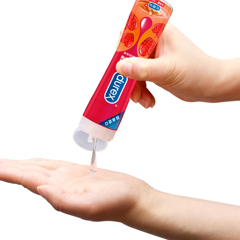 Смазка Durex для массажа клубники 50 мл интимный гель анального секса на водной