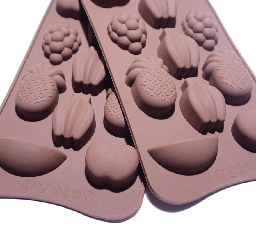 11 ячеек коричневые силиконовые формы для торта инструменты выпечки на тему
