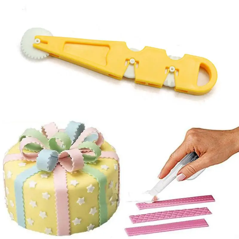 3 колеса инструмент для придания формы мастике резак украшения торта делая