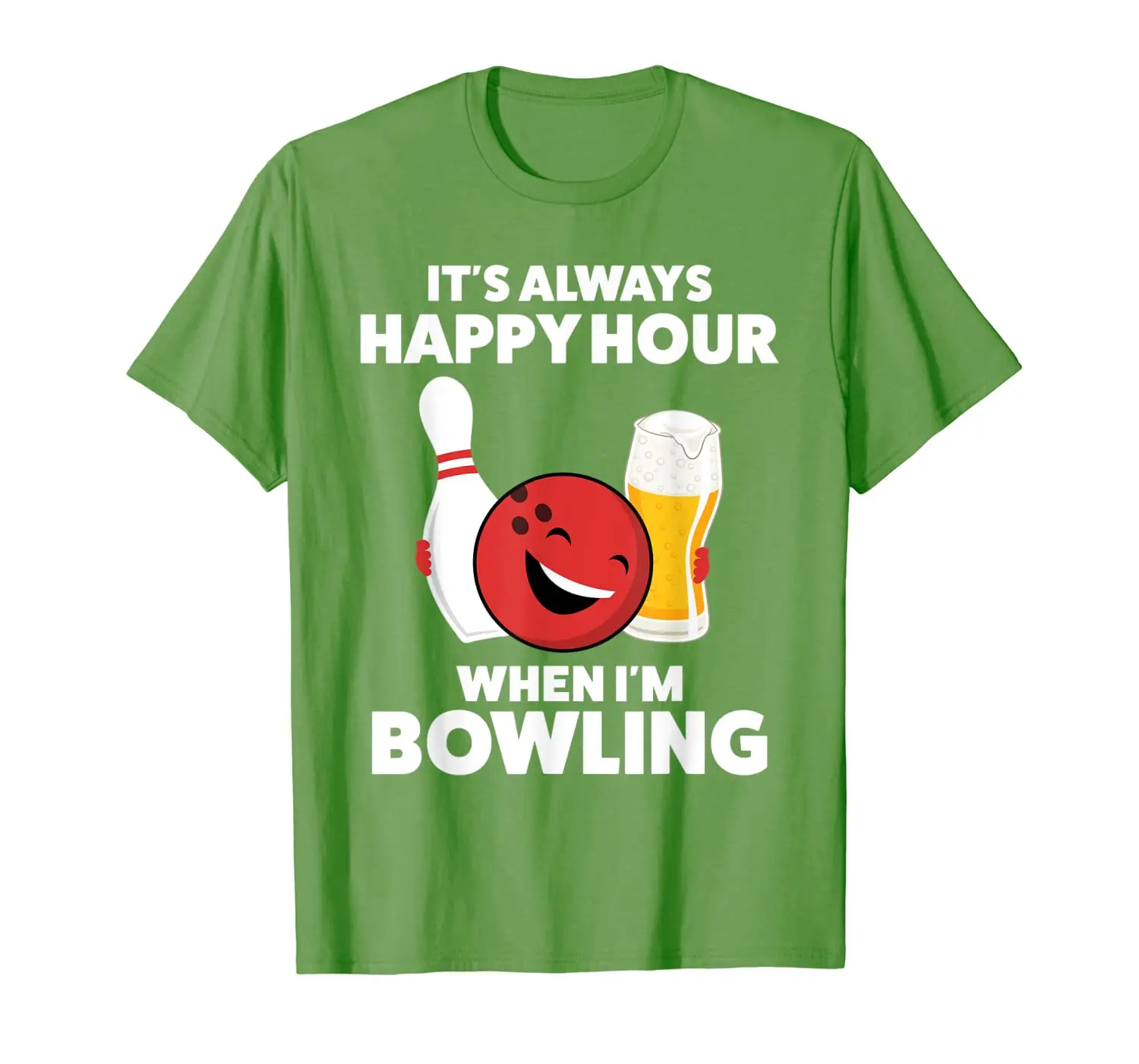 

Bowling And Beer Shirt For Men Or Dad | Happy Hour