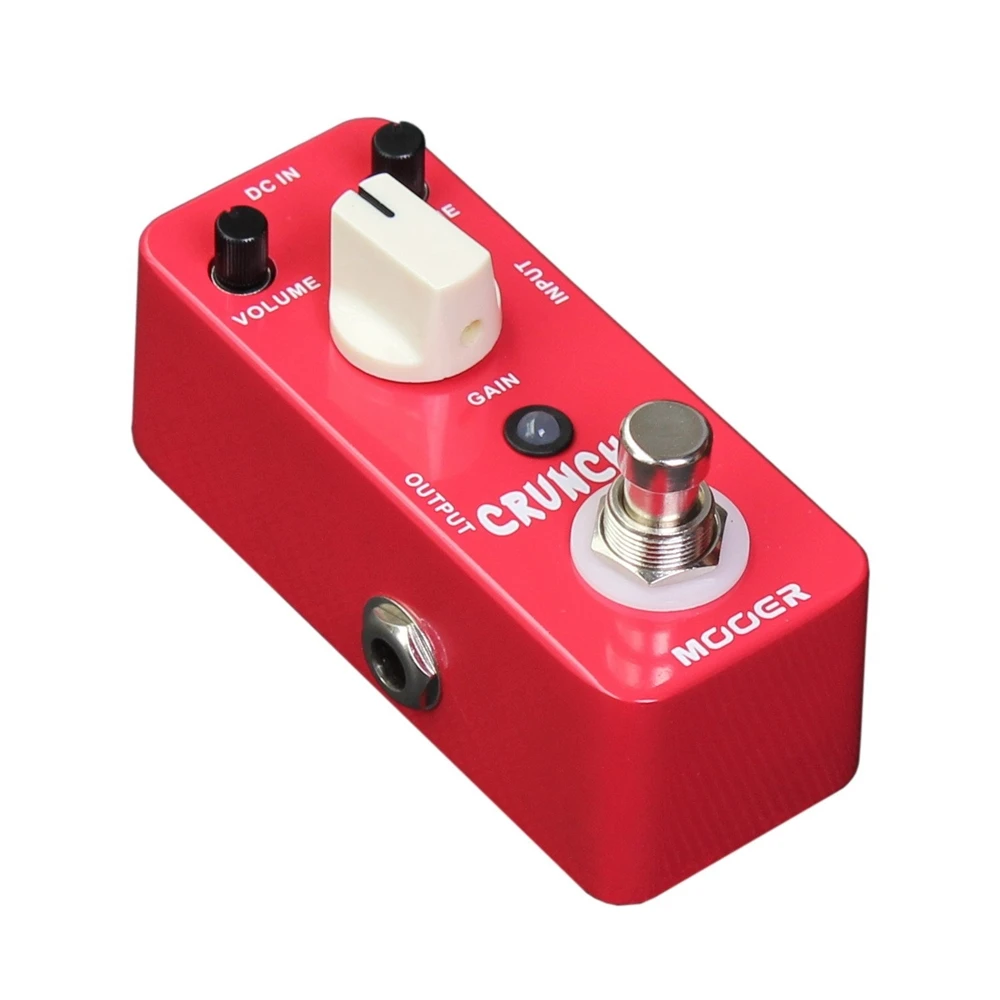MOOER CRUNCHER с высоким коэффициентом усиления искажения Мини гитары педаль эффектов