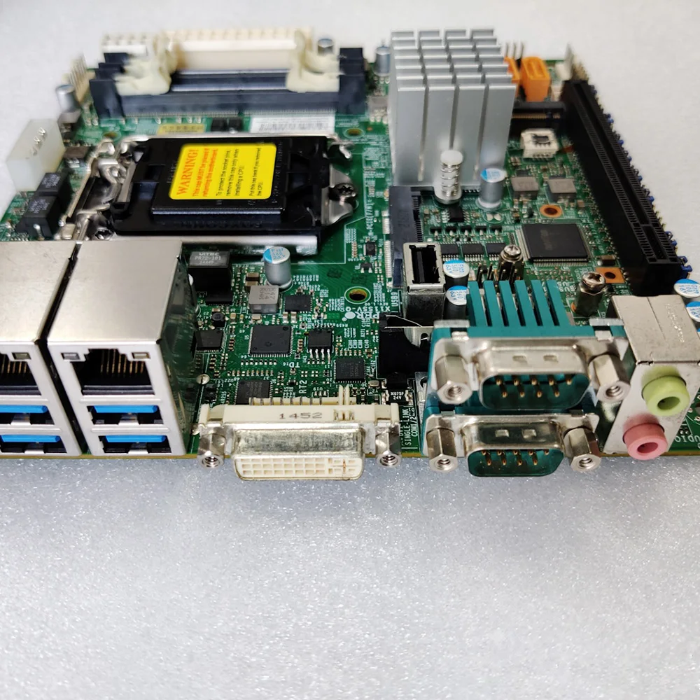 Billig Server Motherboard Für SuperMicro X11SSV-Q Einzel-Kanal LGA1151 Q170 Mini-ITX Kleine Bord