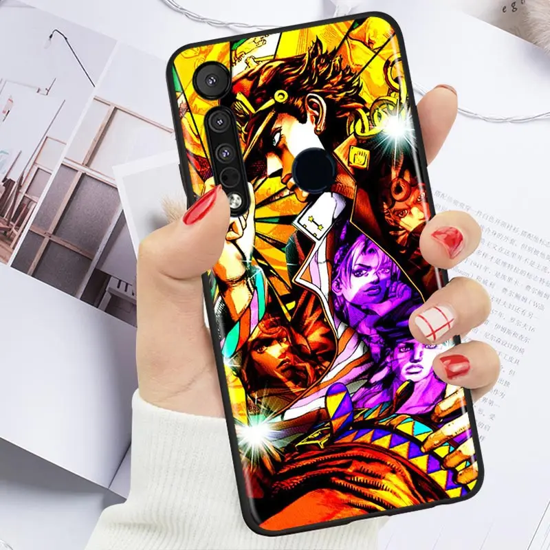 

JoJo bizarre adventure For Motorola G9 G8 G Stylus Power One Fusion Hyper Edge E7 E6 5G Plus Play Lite Silicone Phone Case