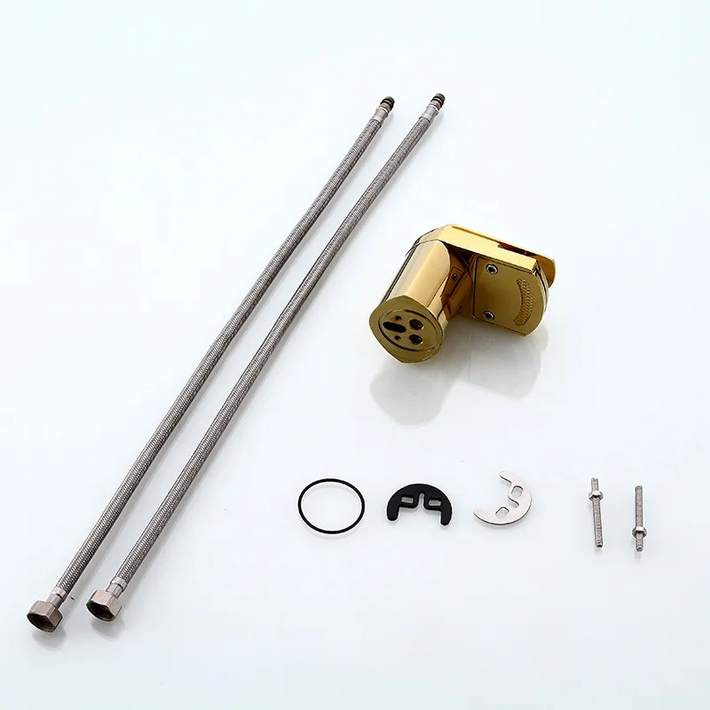 Ванная комната золото Смесители типа водопад на бортике смеситель кран Матовый