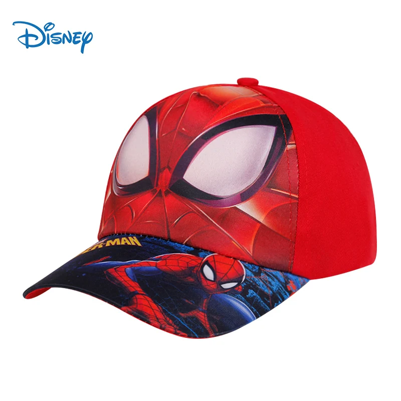

Детская шапка Disney Marvel, детская бейсбольная кепка «Человек-паук» для мальчиков и девочек, регулируемая Солнцезащитная шляпа, Повседневная ш...