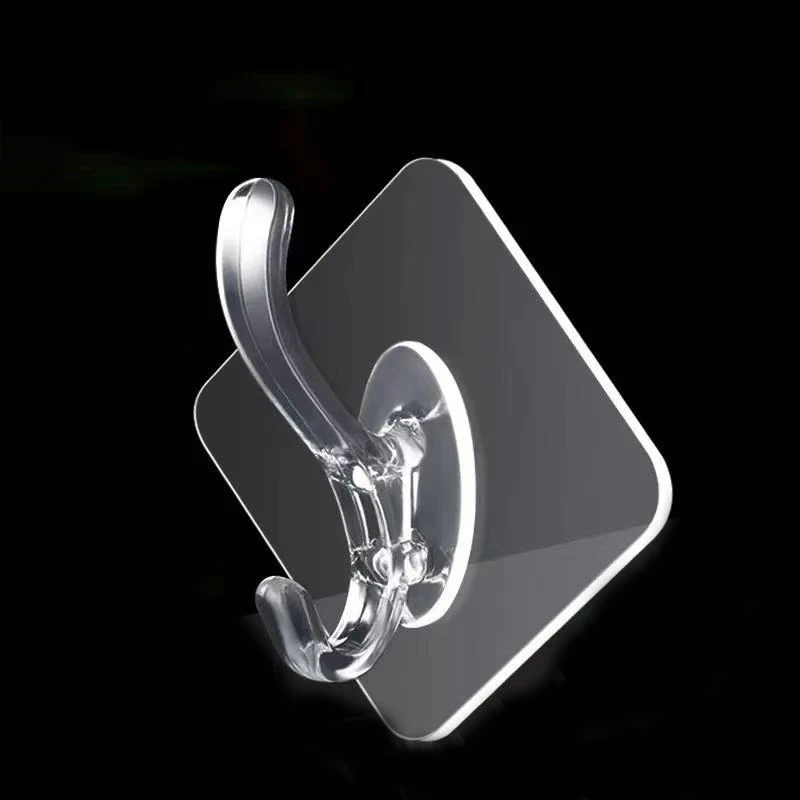 

Transparent Hooks for Bathroom Self Adhesive Door Wall Hook Hanger Suction for Kitchen Storage Garlands Towel Hanging Hooks
