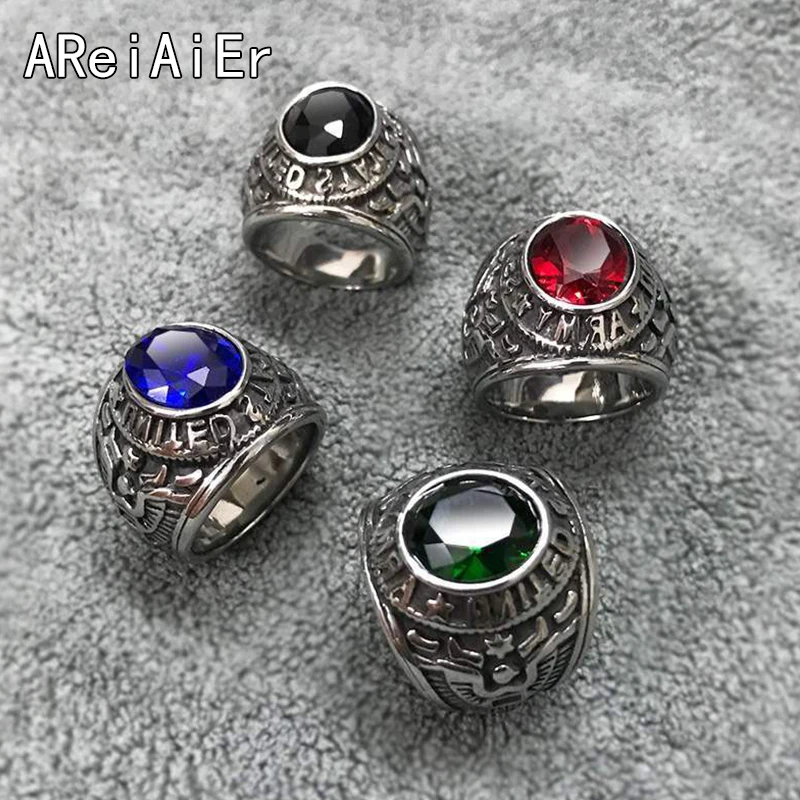 Винтажные мужские кольца в стиле панк кольцо из нержавеющей стали на палец для