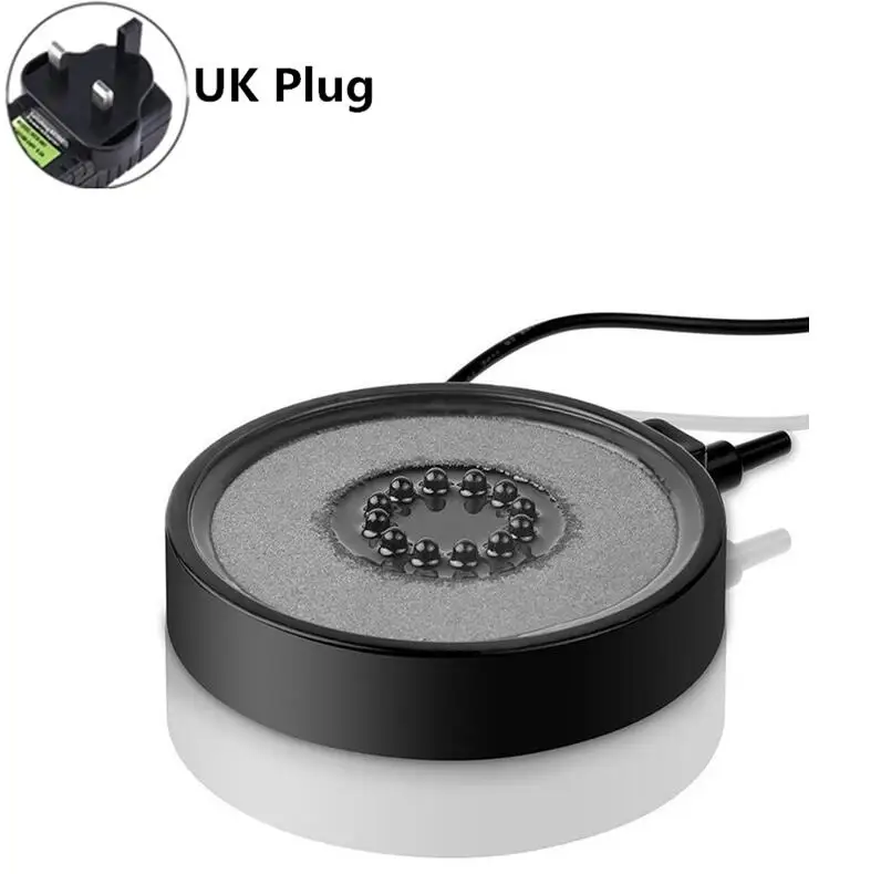 EU Plug 1,5 Вт Красочный Водонепроницаемый погружной светильник для аквариума, воздушный насос для аквариума, декорированная лампа - Цвет: EU Plug
