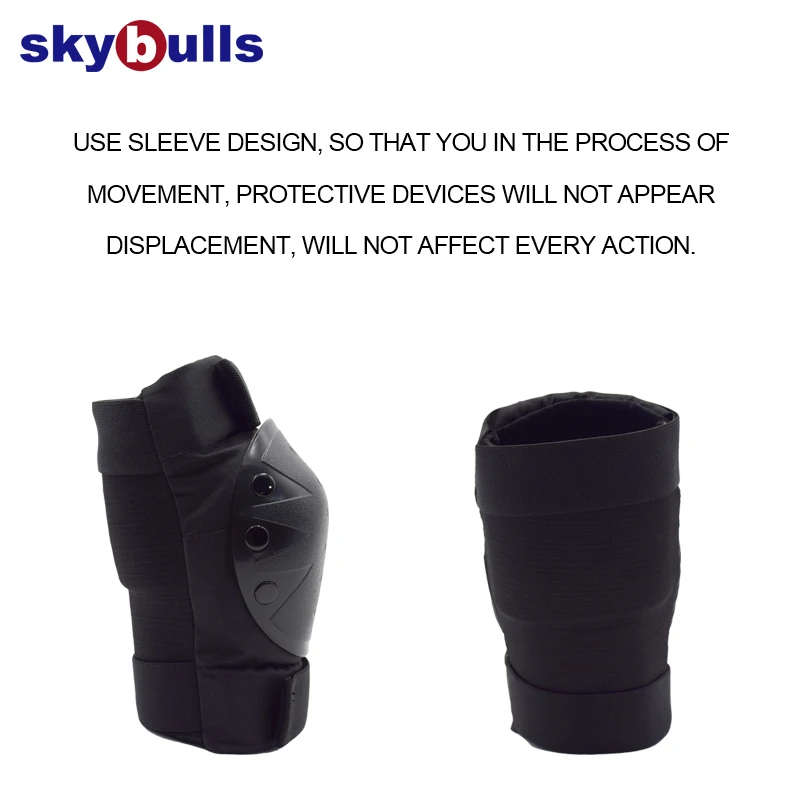 Skybulls 6 шт./компл. катание защитное Шестерни налокотники велосипед скейтборд наколенники протектор для мужчин Для женщин спортивные безопасностные Шестерни