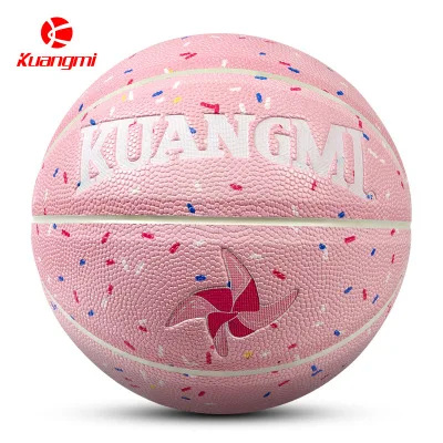 

Basketball Children's No. 5 Pink logo fanatic Baby training Camp moisture absorption pu Wear Resistance and Anti-skid