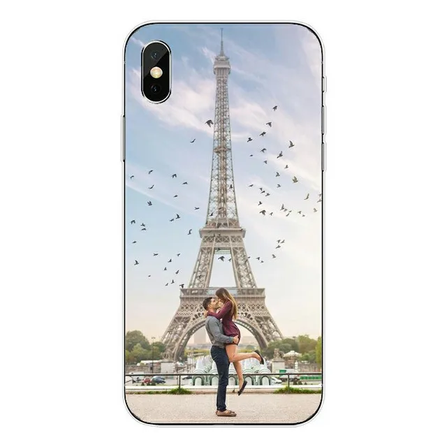 Чехол для iPhone 12 mini X XS XR 11 PRO MAX 6 6s 7 PLUS 8 SE 2020 с изображением Эйфелевой башни Парижа