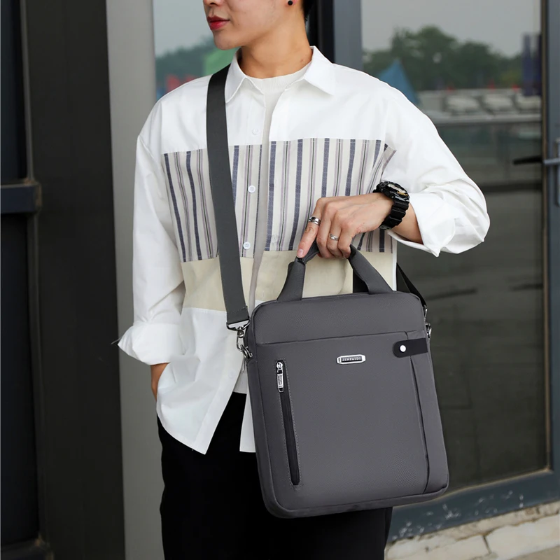 New Oxford Cloth Men's Shoulder Bag Casual Outdoor Short-Distance Tavel Handbags Fashion Cross-Body Bag Tote Men's Commuter Bag