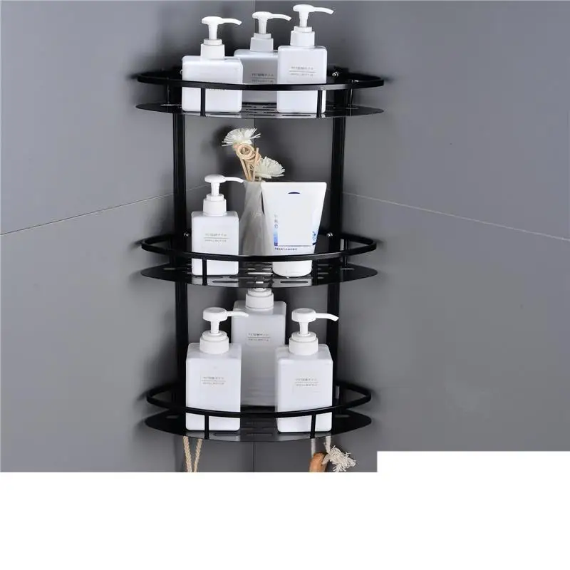 Number 8 Держатель для сушки Hoekplank Badkamer Banyo Aksesuarlari Estanteria Pared Lazienka Salle De Bain полки для душа Ванная комната настенная полка - Цвет: Number 8