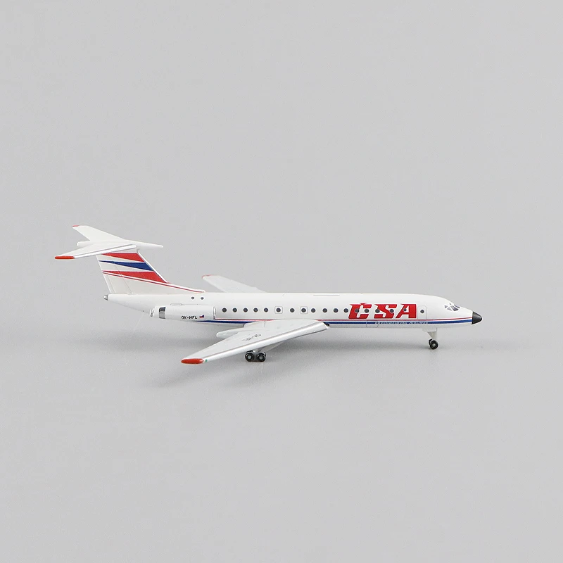 1:500 SCALE HERPA MINIATURMODELLE CSA-CZECHOSLOVAK AIRLINES TUPOLEV TU-134A | Игрушки и хобби