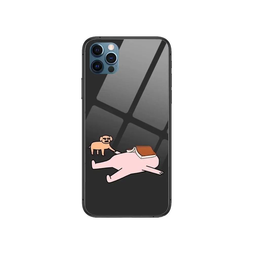 

Mobile Anime Style Phone Case cover For iphone 12 pro max 11 8 7 6 s XR PLUS X XS SE 2020 mini black cell shell