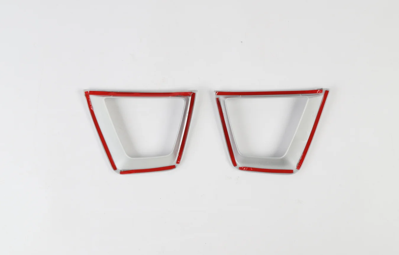 Серебристый ABS передний Поворотники боковые Светильник лампы Накладка для Jeep