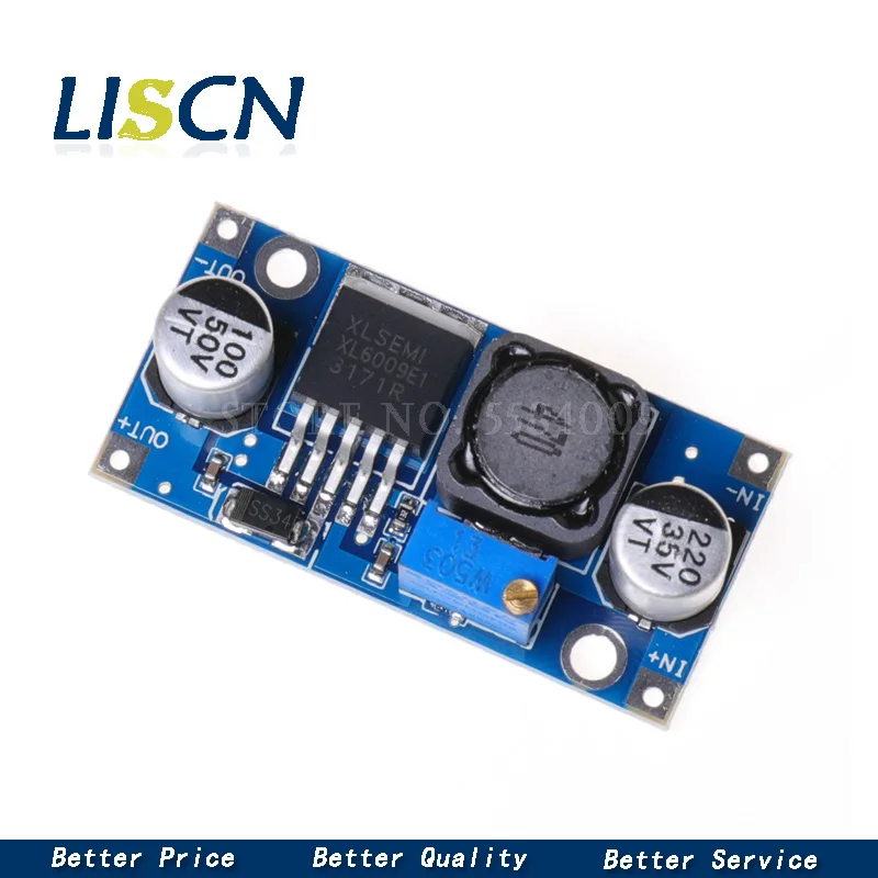 1 шт. DC регулируемый Повышающий Модуль преобразователя питания XL6009 заменить