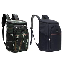 Cooler Backpack Waterproof Thermal Large Insulated Bag Picnic Cooler Oxford Fabric Backpack Refrigerator Bag Food Container
