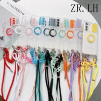 lanyard strap ring camera protection transparent soft caser for samsung galaxy s21 plus a12 m51 a42 a52 a71 a51 a72 a32 a22 a82