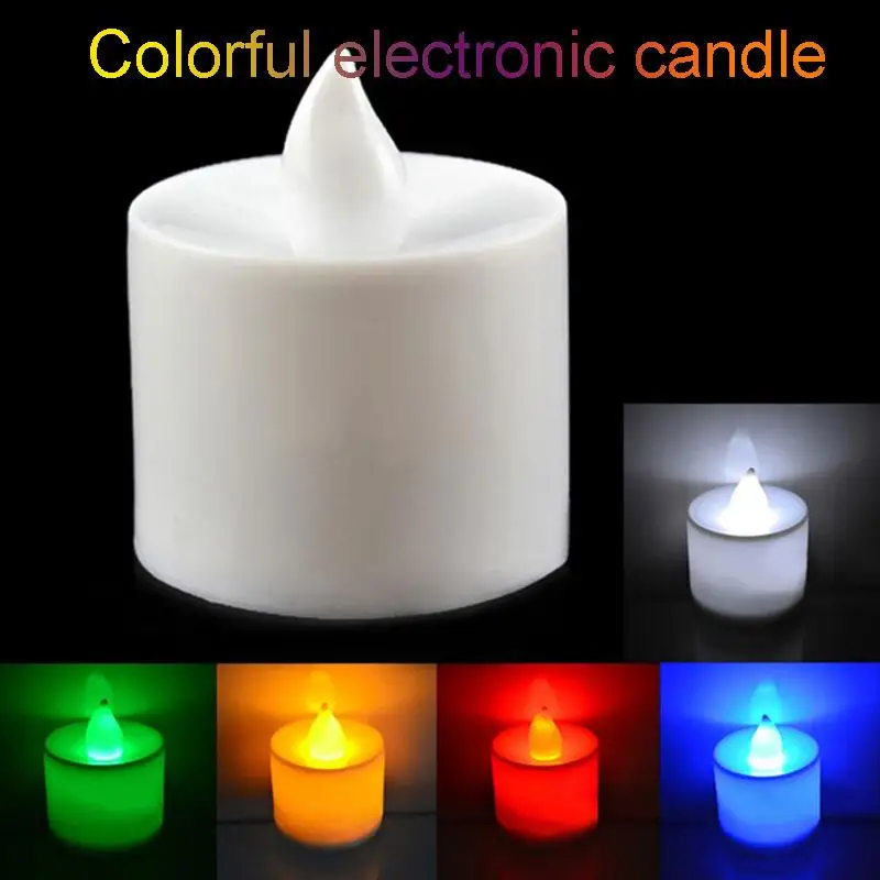 

Plastic Flashing Beautiful Fashion Glow Candle Electronic Candles Luminous Products Practical Decoration Courtship Display