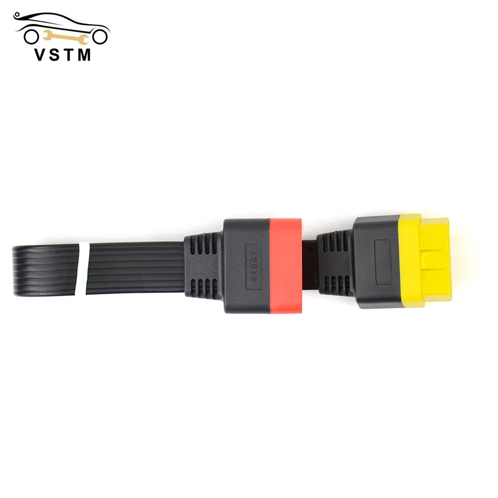 

Новый 16-контактный разъем OBD2 диагностический инструмент ELM327 OBD2 Расширенный адаптер OBDII Удлинительный кабель 36 см 16-контактный штекер-гнезд...