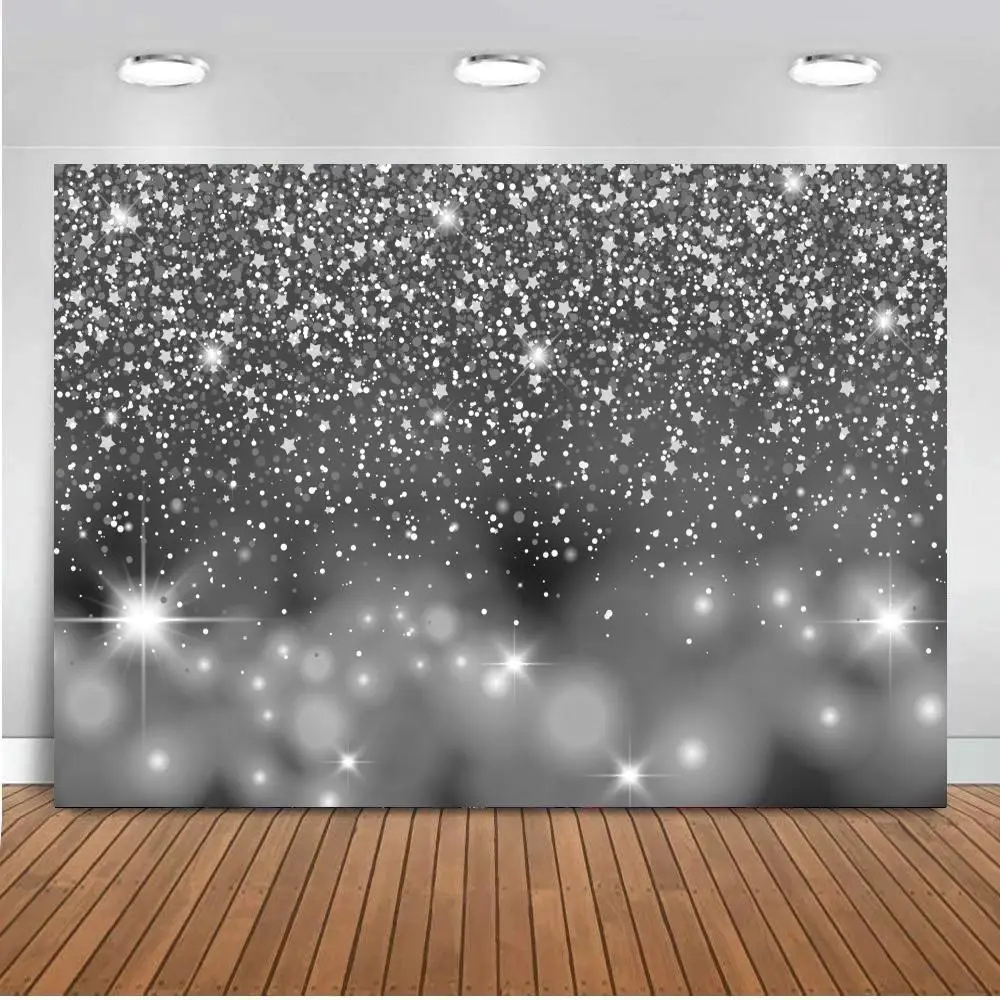 

Glitter Star Polka Dot Light Fantasy Bokeh Wedding Birthday Love Party Baby Child Photo Background Photography Backdrop