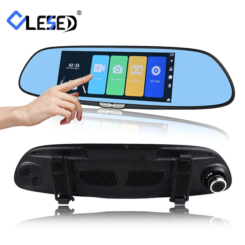 7 &quotсенсорный экран автомобильная камера зеркало заднего вида автомобильные