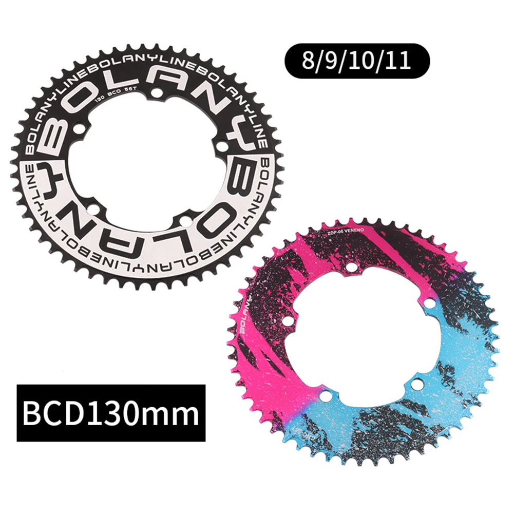 56T 130 мм BCD велосипед диаметра окружности болтов (дорога велосипедная Звездочка