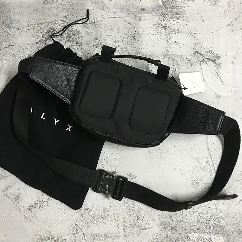 Модные черные спортивные нагрудные сумки ALYX функциональные тактические для