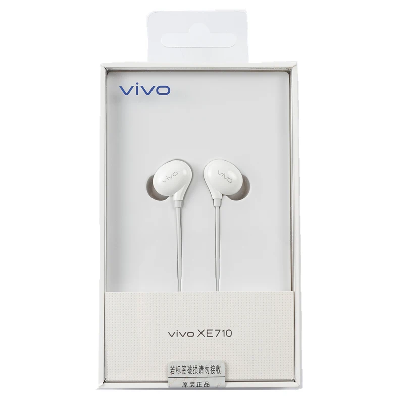

Original authentic VIVO XE710 equipped with 3.5mm plug wire control in-ear earphones