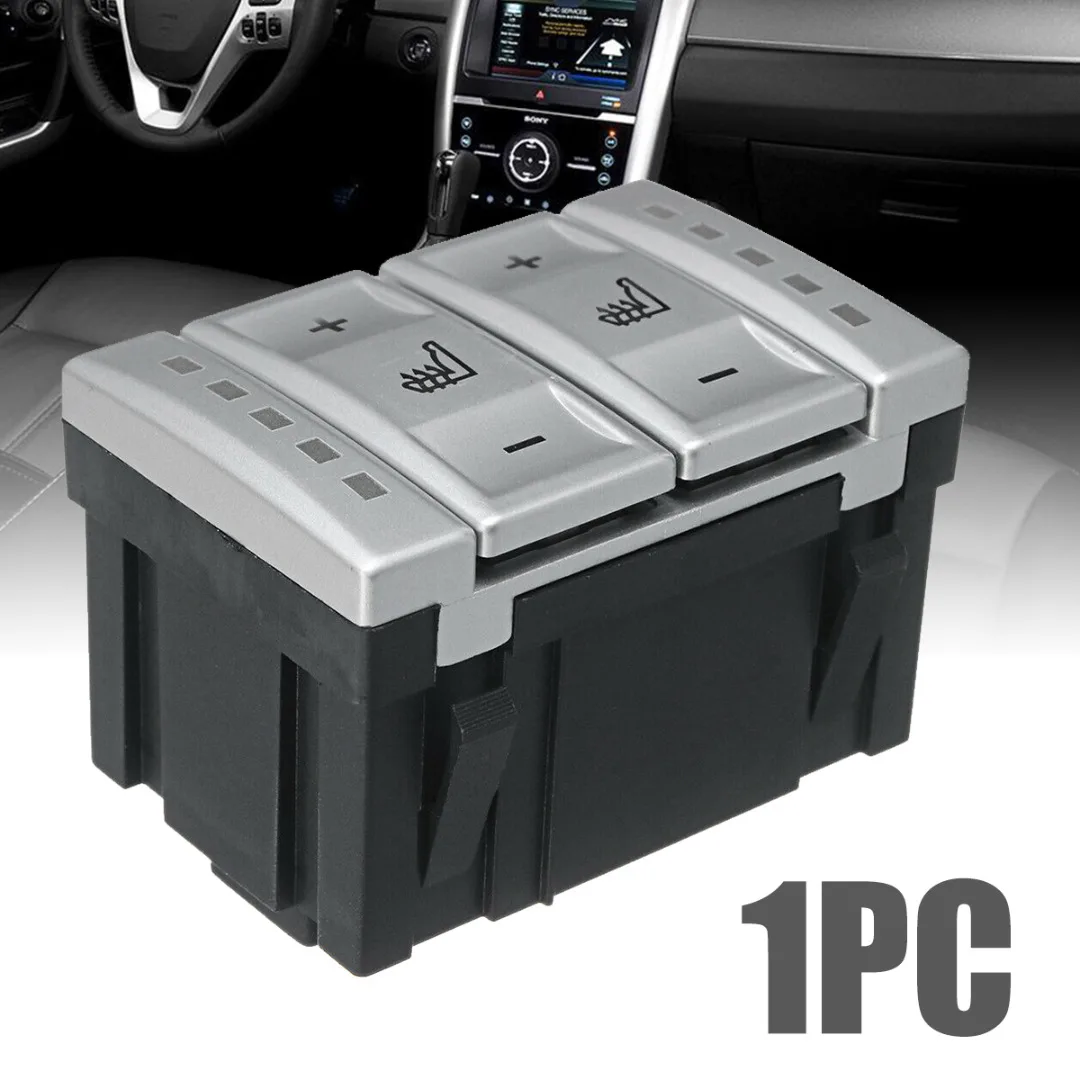 Mayitr 1 шт. автомобильный переключатель с подогревом сиденья серебристо-черный