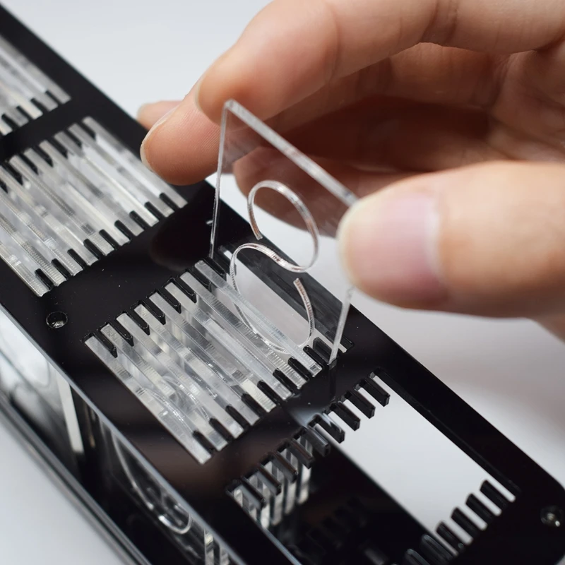 DIY Наборы RGB светодиодный подражать часы свечение трубки музыкальный спектра