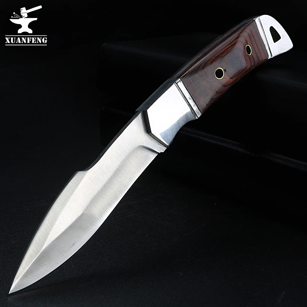 

Outdoor camping hunting knife high hardness fixed blade straight knife self-defense knife multifunction knife