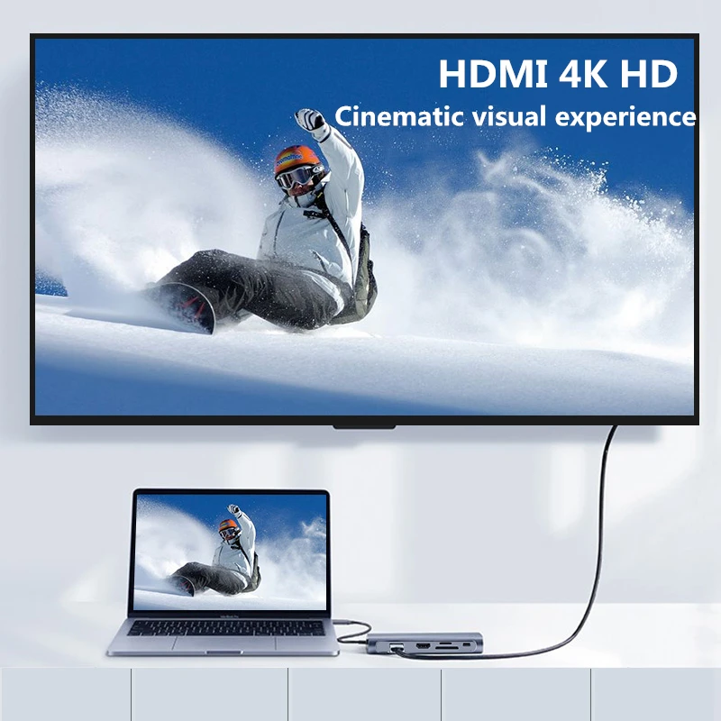 Док станция MST с двумя портами HDMI и поддержкой 4K USB 3 0 VGA RJ45|Док-станции для
