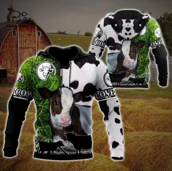 

PLstar Cosmos 3Dprint Newest Cow Farm Art Harajuku Premium Streetwear Funny Unique Awsome Casual Hoodies/Sweatshirt/Zip Style-10